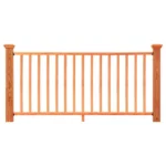 wooden railing