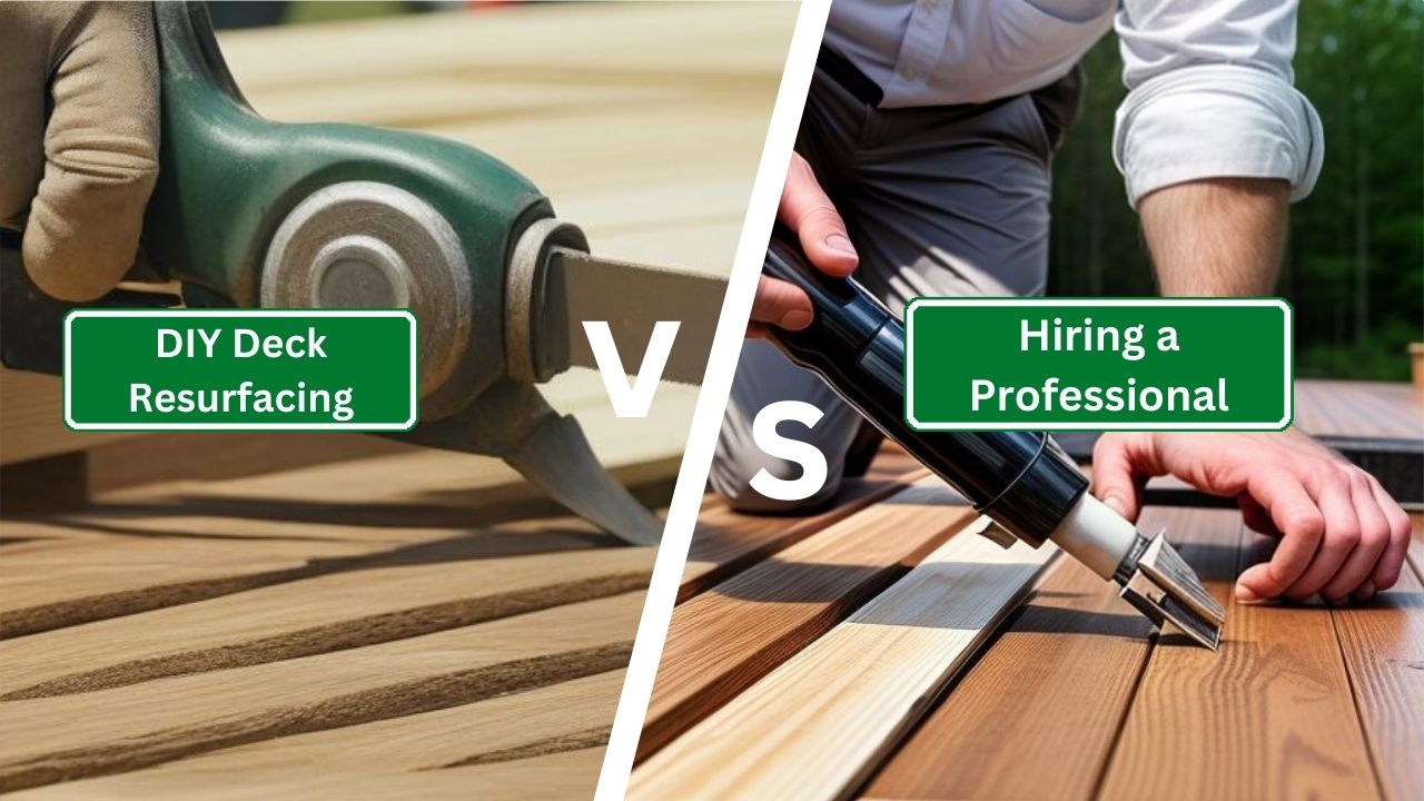 DIY Deck Resurfacing vs. Hiring a Professional